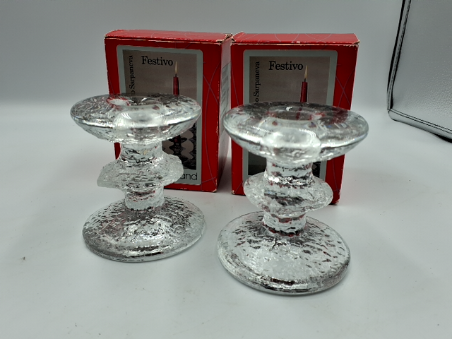 2 stk. iittala Lysestager Festivo